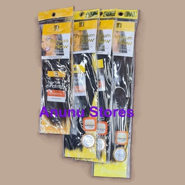 Premium Now Human Hair Yaki Platinum Weave